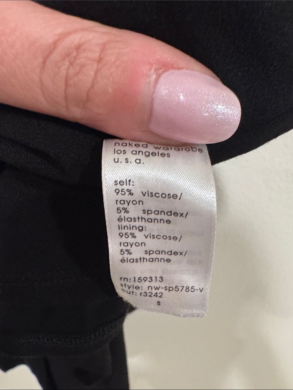 naked wardrobe Black Maxi Skirt - Smooth Full-Length Panel - Picture 3 of 10